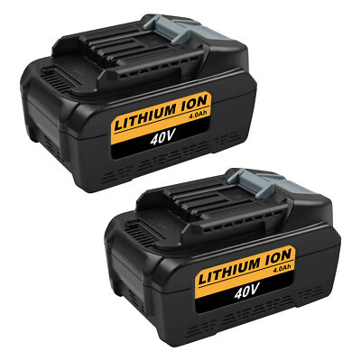 2Pack 4.0Ah 40V Max XGT Li-ion Battery for Makita BL4025