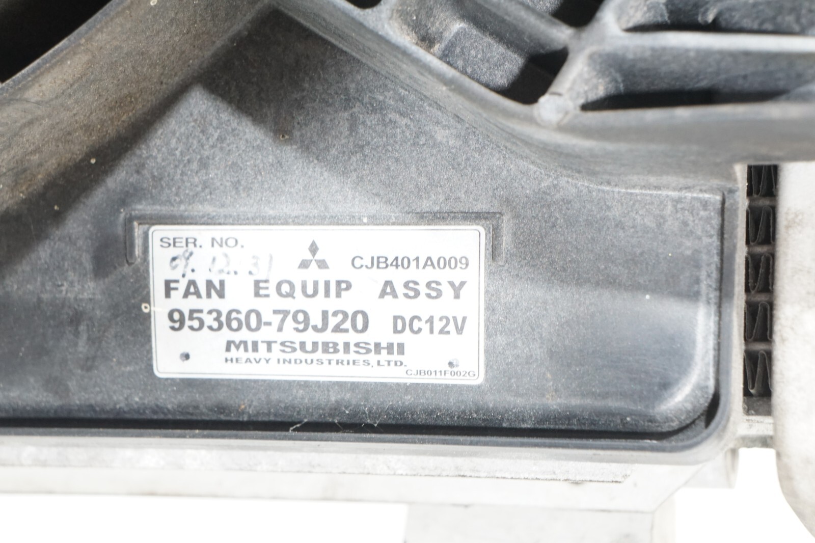 2010 2013 SUZUKI SX4 ENGINE MOTOR RADIATOR COOLING FAN ASSEMBLY OEM