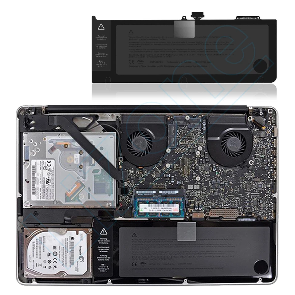 Nueva batería A1321 para Apple MacBook Pro 15" A1286 2009 mediados de 2010 661-5211 EE. UU. Foto 2 de 4