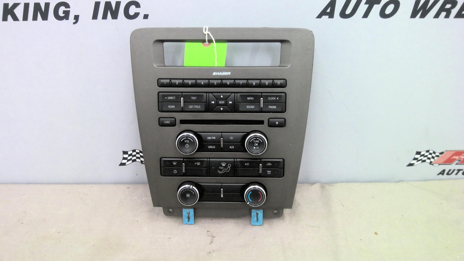 2012 Ford Mustang A/C Heater & Radio Control Switch Panel