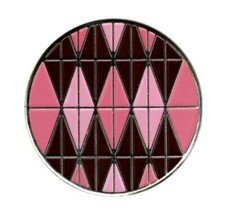 Argyle Pattern Golf Ball Marker and Matching Hat Clip