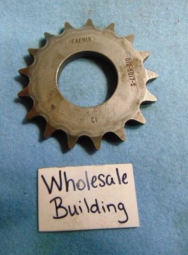 FAFNIR SPROCKET 010-5017-S 17 TEETH OD: 3-11/16" ID: 1-9/16" #50 CHAIN