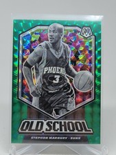 2019-20 Panini Mosaic Old School Mosaic Green #9 Stephon Marbury Suns A5A