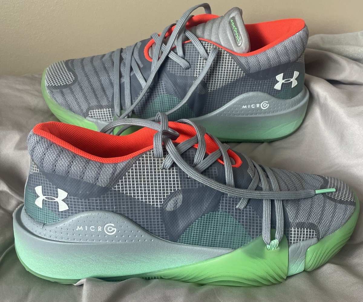 UNDER ARMOUR men’s size 8.5 grey basketball sneakers 0065396571601-041_UA-CURRY-3Z7  main image 3