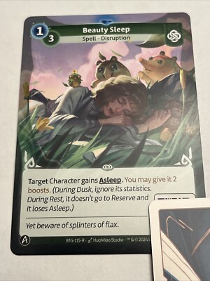 Altered TCG Single Card Muna Rare Unscanned Spell Beauty Sleep
