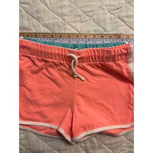 Lot of 2-Old Navy Girls Shorts Turquoise & Salmon-Drawstring Elastic Waist -XL - Picture 6 of 10