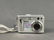 Vivitar Digital Camera Vivicam 6300 6.0MP Silver Tested + Disk (4E)