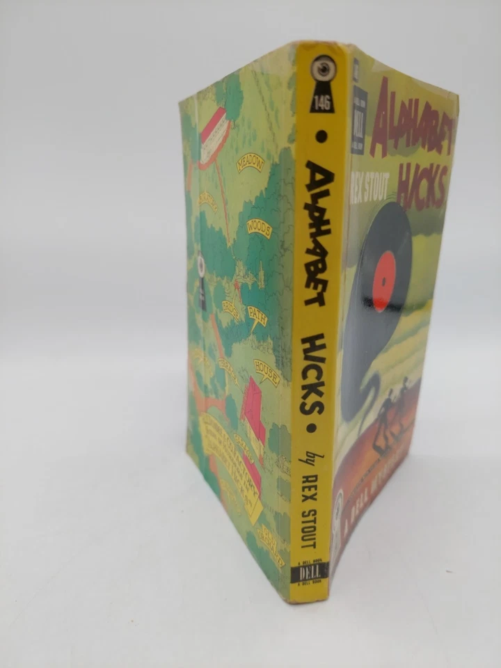 Rex Stout Alphabet Hicks # 146 Dell Mapback SC Mass Market Paperback - Image 2 of 4
