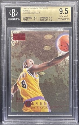 1996-97 Skybox Premium Kobe Bryant Star Rubies Rookie RC #55 BGS