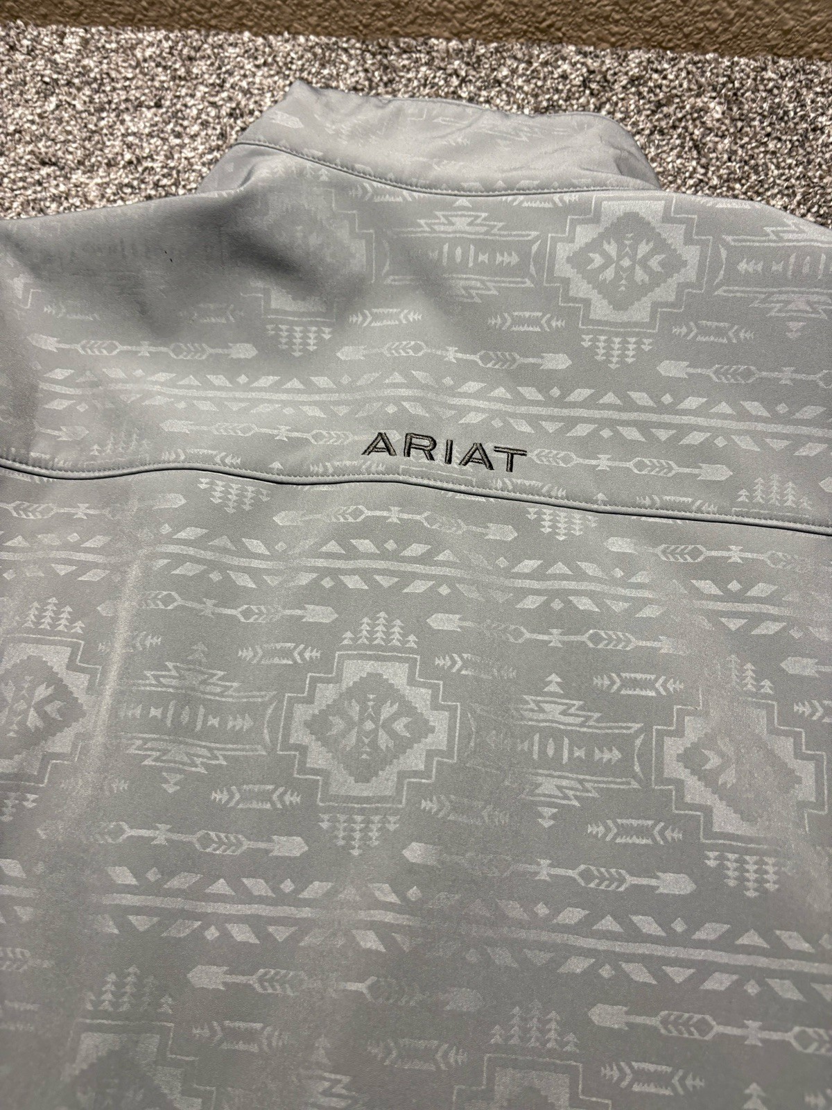 Ariat Softshell Jacket Mens Medium Aztec Pattern … - image 15
