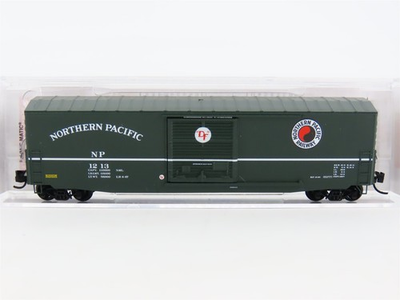#ad N Scale Micro Trains MTL 18000180 NP Northern Pacific 50#x27; Box Car #1213 $24.95