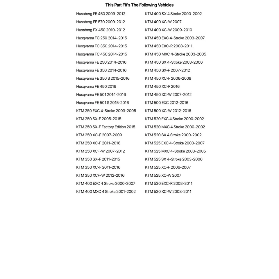 Tubo acelerador de aluminio Tusk con cojinete para KTM 250 XC-F 2007-2009,2011-2016 Foto 2 de 4