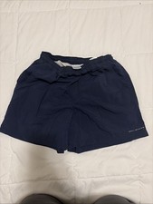 Columbia PFG Shorts Mens Medium Backcast III 6" Lined Water Trunks Blue FM4009