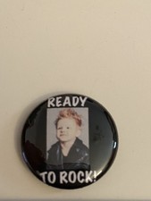 Ready To Rock Pin Back Button P92