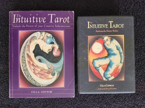 Intuitive Tarot 2019 Deck + 2004 1st Ed Full-size Book Cilla Conway Rare OOP VG