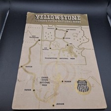 Vintage 1930s Union Pacific Railroad Yellowstone & Grand Teton Travel Booklet