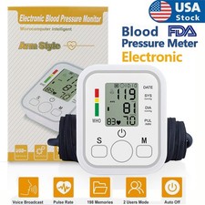 Digital Automatic Blood Pressure Monitor for Upper Arm with Heart Rate