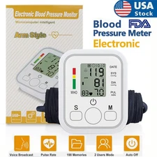 Digital Automatic Blood Pressure Monitor for Upper Arm with Heart Rate