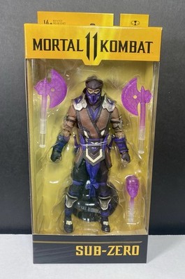 McFarlane Toys Mortal Kombat Sub-Zero Action Figure Boxed Axe Alt Head
