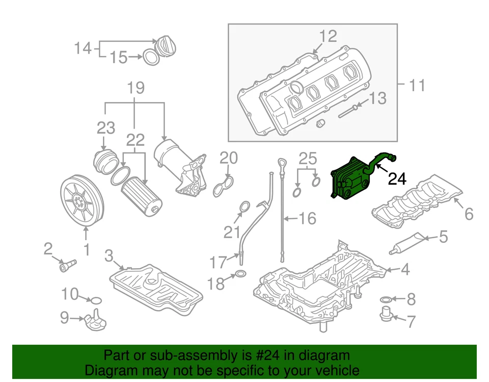 Enfriador de aceite original Audi 079-117-021-M Foto 2 de 3