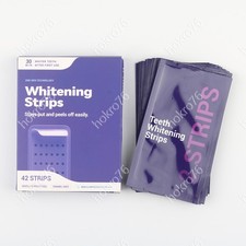 DR.DENT Purple Whitening Strips  Peroxide Free Gentle Teeth Whitening   42 Ct