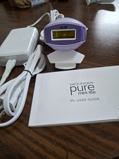SmoothSkin Pure Mini Lite IPL Hair Removal Device w/ Adapter  User Guide Purple