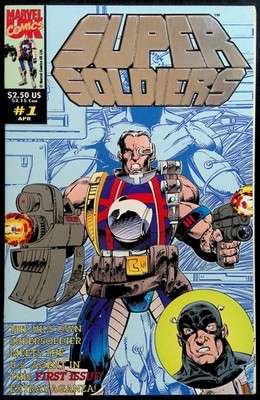 SUPER SOLDIERS #1 ~ FN/VF 1993 MARVEL UK COMICS ~ ANDREW CURRIE ART, LEE STEVENS