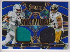 JONNU SMITH 2025 PANINI SELECT FOOTBALL JERSEY RELIC CARD #MVJ-JSM