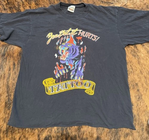 J.D. Crowe "You Bet It Hurts!" Traditional Tat 1990s vintage concert t-shirt, vintage, size XL, single stitch, B+ condition
