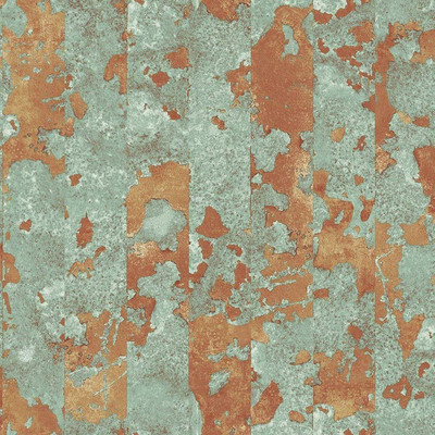 Galerie Grunge Rostige Metalltapete Grün Mint Kleister Das Papier Oxidiertes Kupfer