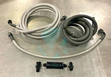 96-01 Acura Integra Tucked Stainless Steel Fuel Line System -6 Inline Filter
