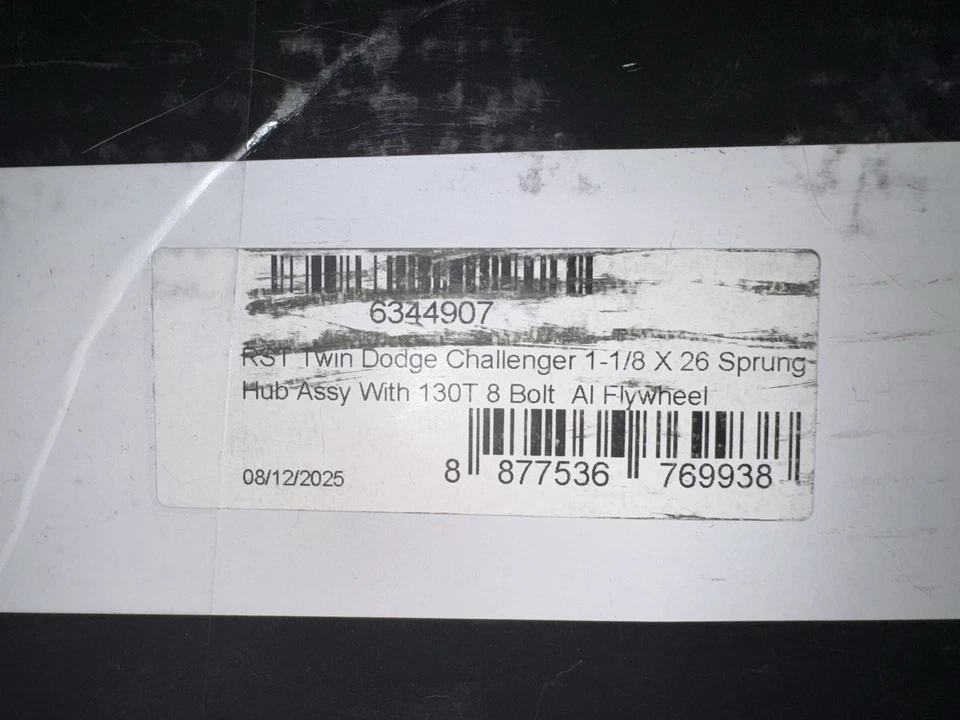 Kit de embrague orgánico McLeod RST Twin Disk 800 HP con volante de inercia de aluminio de 8 pernos Foto 4 de 4