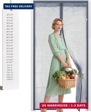 Magnetic Screen Door Mesh Heavy Duty, Hands Free Mesh Partition, Pet and Kid Fri