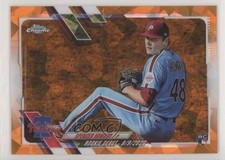 2021 Chrome Update Sapphire Edition Rookie Debut Orange 16/25 Spencer Howard 4l3