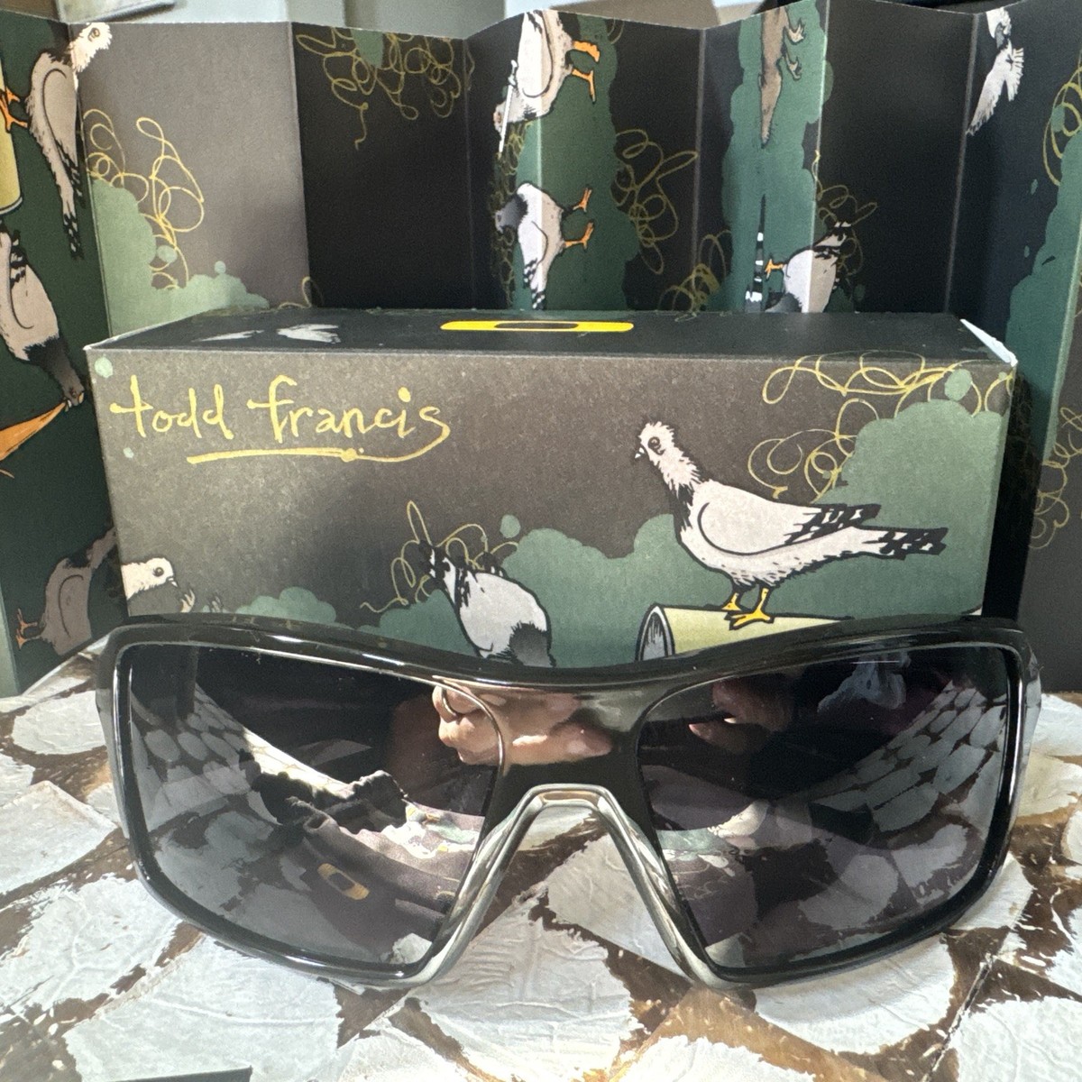 Oakley Todd Francis Eyepatch Sunglasses Rare Artist Series 