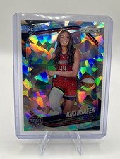 2025 WNBA Prizm Cracked Ice Kiki Iriafen RC Rookie Variation #149 Mystics