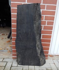 F1 Mooreiche 101x54 Bohle Brett Bog Oak Wasch Tisch Platte Altholz Drechselholz