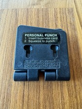 Vintage Merrick  ROLODEX TWO-HOLE Personal Punch Business Cards 