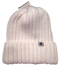 Alpine Design White Elderweis Knit Hat NWT Beanie 16 One Size Stretch