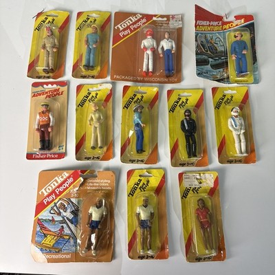 Fisher Price Adventure People 1979 Mint on Card Lot Of 13 new figures MOC Play