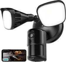 ieGeek 5MP Security Floodlight Camera Outdoor Support 2.4/5G WiFi CCTV Camera