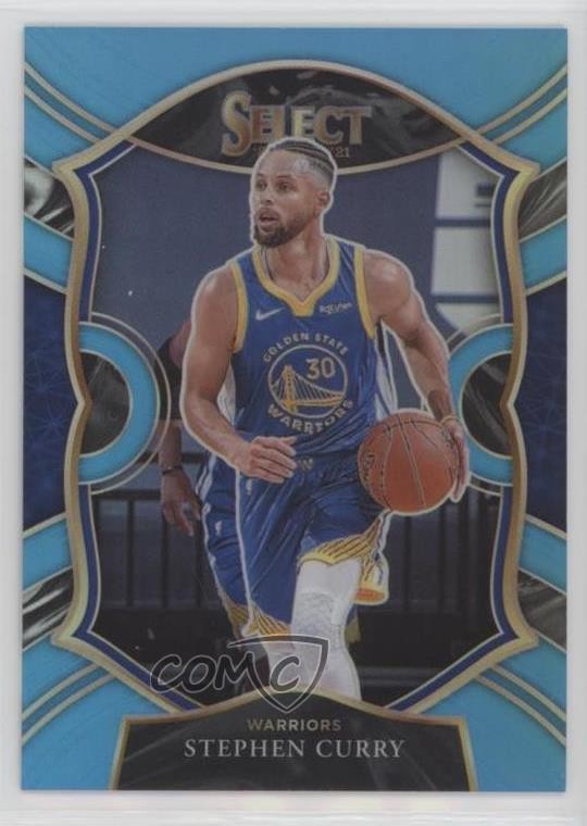 2020-21 Panini Select Concourse Light Blue Prizm /299 Stephen Curry #57 hs9