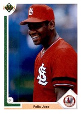 1991 Upper Deck #387 Felix Jose