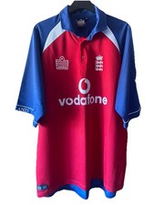 Vintage Retro 2004 Admiral England ECB ODI Cricket Shirt Vodafone Shirt XL