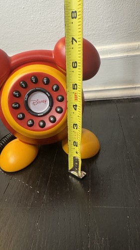 Vintage Disney Mickey Mouse Telefon - altmodisch - Festnetztelefon - ungetestet - Bild 10 von 11