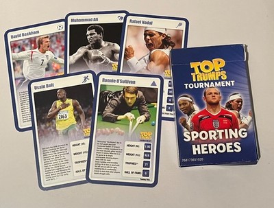 Top Trumps 2009 Turniere Sporthelden gemischte Sport Sammelkarten Auswahl