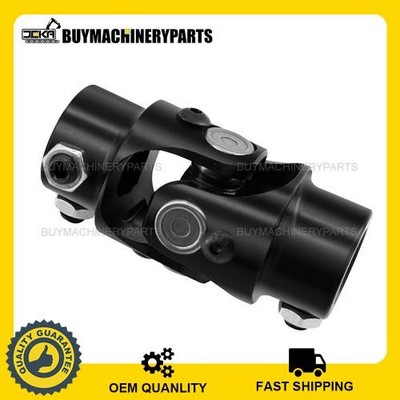13/16'' 36 Spline X 3/4'' DD Single Steering Shaft Universal U Joint Black
