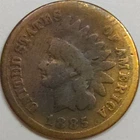 1885 Indian Head Penny - Cleaned/Junk (Lot#1)