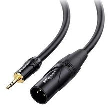3,5 mm Stereo To XLR male to male cable - 6 ft.