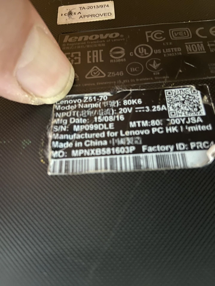 Lenovo Z51-70 i7 Laptop, i7-5500U CPU, 8GB RAM, 1TB HDD - Image 4 of 4